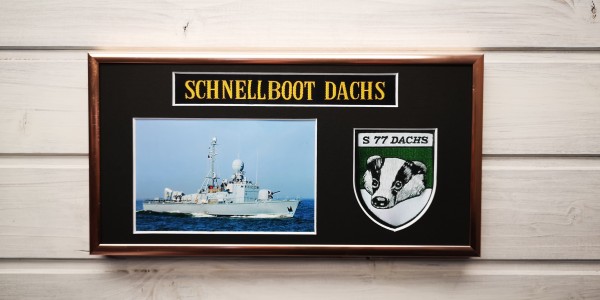 Schnellboot DACHS - S77 - P6127 - 15x30cm