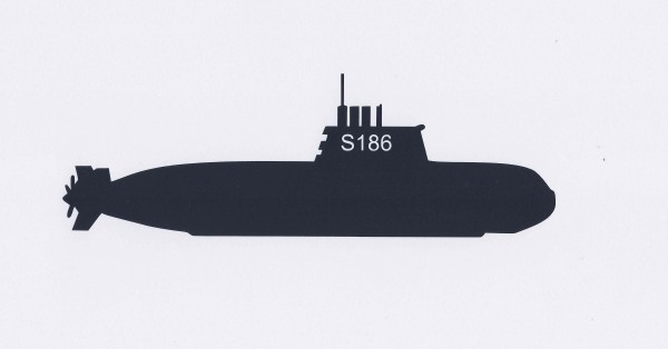 Aufkleber U-Boot Klasse 212A