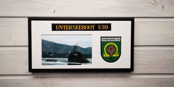 Unterseeboot - U30 - 15x30cm - Rahmen
