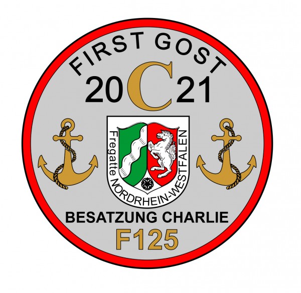 Aufnäher Patch FIRST GOST, F223 Besatzung CHARLIE