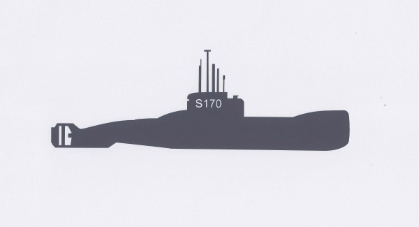 Aufkleber U-Boot Klasse 206