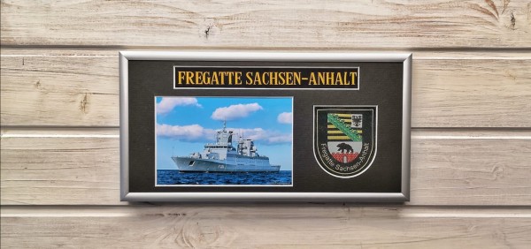 Fregatte Sachsen-Anhalt - F224 - 15x30cm