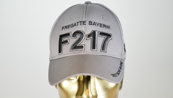 Marine Basecap Mütze Fregatte Bayern F217 grau